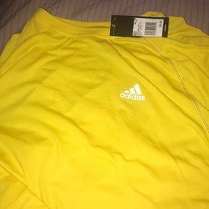Adidas Yellow Shirt X Large